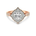 thumbnail image 3 of 2 Carat IGI Certified Cushion Shape Lab Grown Diamond Engagement Ring | 14K Rose Gold | Melody Vintage Halo Lab Diamond Ring | FG-VS1-VS2 Quality Friendly Diamonds, 3 of 5