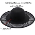 thumbnail image 2 of YooGuoGuo Women Straw Hat Summer Wide Brim Sun Hat Floppy Foldable Roll up Beach Hats for Women Bowknot UV Cap Hat Costume, 2 of 6