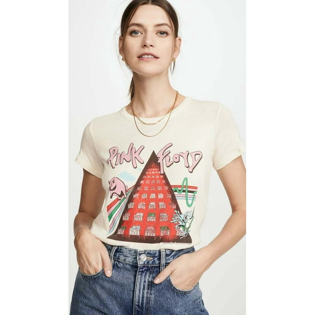 Chaser Pink Floyd Graphic Splatter Tee Au Lait ( L )