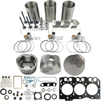 3TNE68 Engine Overhaul Rebuild Kit For Yanmar 3TNE68 3D68E 3TNE68C Engine For Komatsu Engine PC12R-8 PC15R-8 PC15MR-1 Excavator For John Deere 2500 Mover Tractor 129265-22601 12926522601