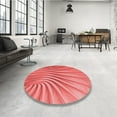 thumbnail image 4 of Ahgly Company Tapis d'Intérieur Lavable en Machine Carré Rouge, 4 Pieds Carré, 4 of 7