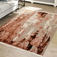 thumbnail image 4 of Luxe Weavers Abstract Modern Fringe Pink 8x10 Living Room Area Rug, 4 of 6