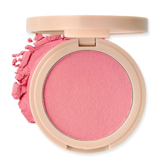 Eglips All Over Blusher - Colorete en crema multiusos para ojos y mejillas Textura edificable y mezclable con perlas brillantes Maquillaje facial coreano natural (04 Delight 0.18 Oz)