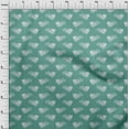 thumbnail image 3 of oneOone Silk Tabby Fabric Fish Block Print Fabric BTY 42 Inch Wide, 3 of 4