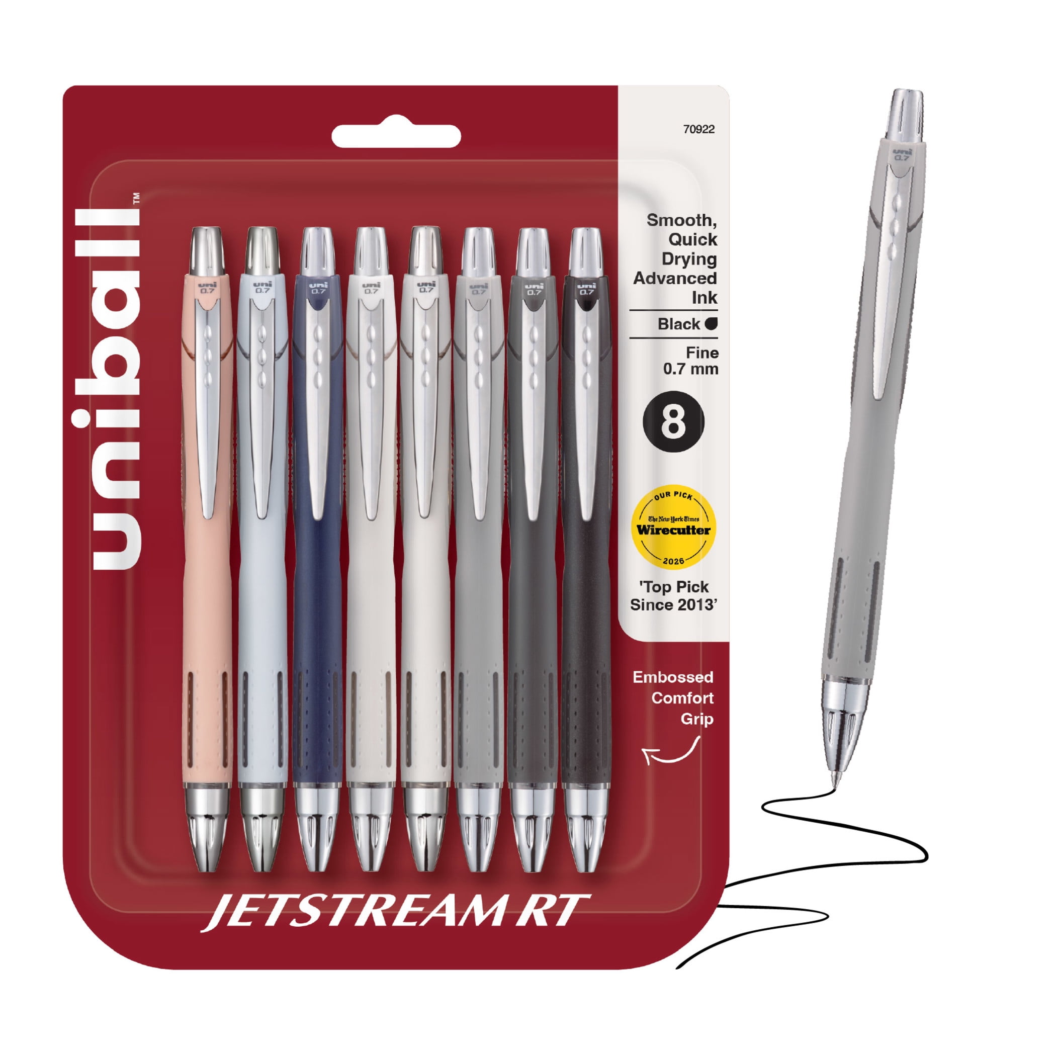 ビラビラペンシル Zebra, Retractable Ballpoint Pen, 1.0mm Black 24pk, Comfortable
