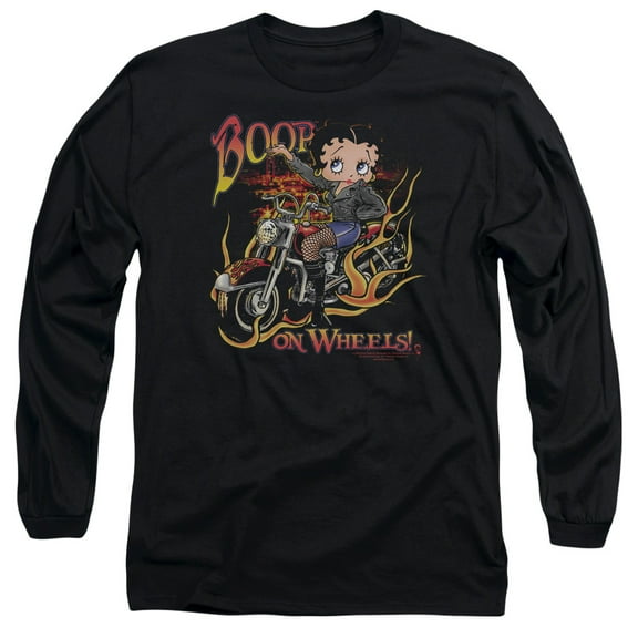 Betty Boop - On Wheels - Long Sleeve Shirt - X-Large
