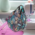 thumbnail image 3 of EeaseCA Embroidery Tool Storage Bag Decorative Sewing Tools Organizer Bag Knitting Tool Carrier Bag, 3 of 8