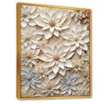 thumbnail image 2 of Designart "Whimsical Blooms Of Beige Paper Poinsettias" Poinsettias Floater Framed Canvas Prints, 2 of 5