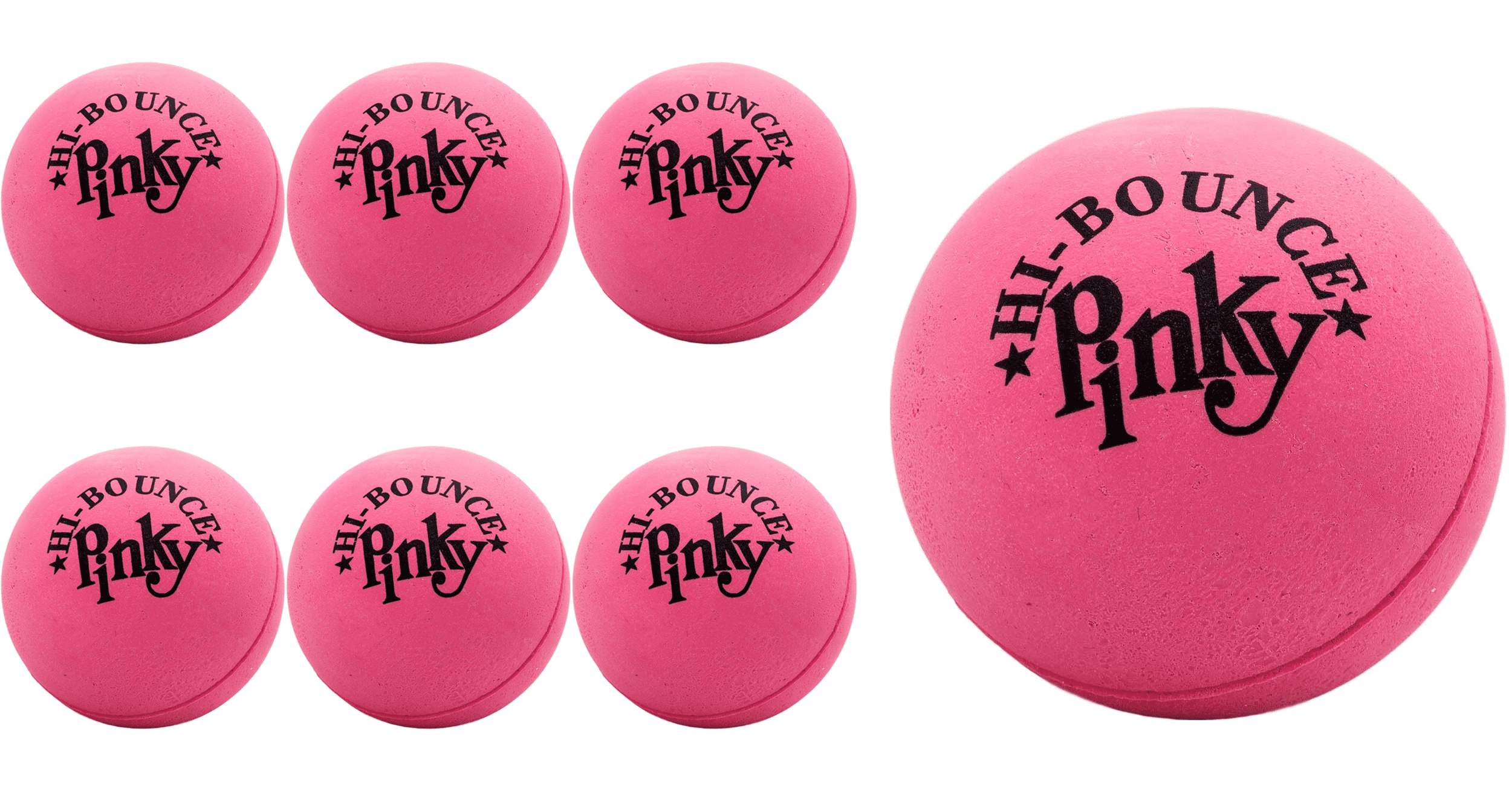Pinky Ball Pack Of 1 2.5" Hi Bounce LARGE PINK Rubber Balls For Play Or 