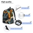 thumbnail image 3 of Easygdp Skeleton Chef BBQ Scene Mochila de Lona Resistente para Laptop, Compatible con Laptops de 15 a 17 pulgadas, Ideal para Escuela, Trabajo y Viajes-Medium, 3 of 5