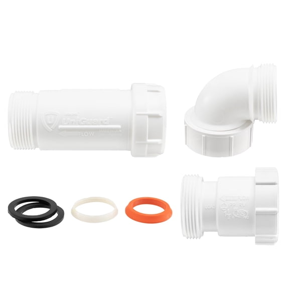 RecPro RV Utopia UniGuard Waterless P-Trap Drain Valve Kit | Versatile Installation | Compact Design | Made in the USA