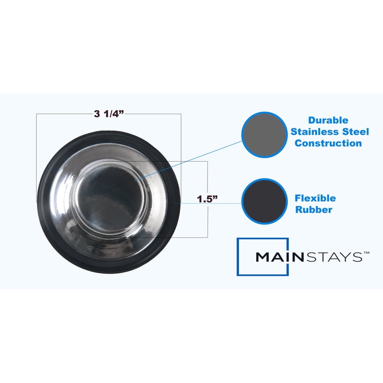 Mainstays Stainless Steel Sink Drain Stopper, 3.25 In photo 3