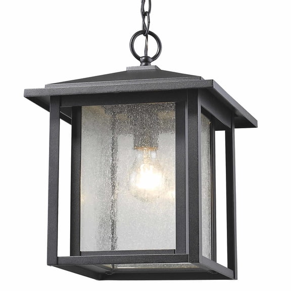 Z-Lite Aspen Outdoor Pendant in Black