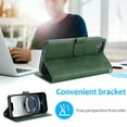 thumbnail image 3 of for iPhone 16e Case Detachable Magnetic Wallet Case with Card Holder, 2 in 1 PU Leather Flip Folio Case with Kickstand Wrist Strap Shockproof Protective Phone Case Cover for iPhone 16e, Green, 3 of 7