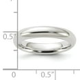 thumbnail image 5 of Chisel QCF040-10 4 mm Sterling Silver Comfort Fit Band, Polished - Size 10, 5 of 9