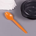 thumbnail image 2 of Karat PS Plastic Heavy Weight Tea Spoons - Orange - 1,000 ct, 2 of 8