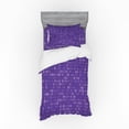 thumbnail image 1 of Abstract Duvet Cover Set, Geometrical Squares Composition Funky Style Modern Pattern, Bedding Set with Shams and Fitted Sheet, 3 Sizes, by Ambesonne, 1 of 3