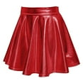 thumbnail image 4 of PUMISAS Pleated Skirts For Women High Waisted Skirts Solid Color A Line Mini Stage Skirt, 4 of 8
