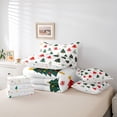 thumbnail image 5 of Feelyou Cartoon Xmas Tree Twin Bedding Sets 7-Piece, Kawaii Christmas Snowflake Bedding Comforter Set, Teens Kids Girls Boys Reversible Sheet Sets, Lightweight Room Decor, 5 of 7