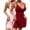 A3-N, variant on Women's Lace Trim Side Slit Modal Cami Sleep Dress Soft Nightdress Floral Lace Trim Night Gown Soft Loungewear Side Slit Sleepwear Milk Silk Sleepwear Modal Sleepwear Loungewear A L