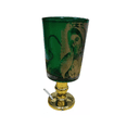 thumbnail image 2 of Lampara Tipo Veladora AGL Vaso Verde Imagen Virgen Foco Normal INCLUYE FOCO E12, 2 of 3