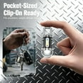 thumbnail image 4 of Vbbert Keychain Flashlight, Portable, Rechargeable, Waterproof, Super Bright Mini USB LED Light with Power Bank Function and 7 Lighting Modes, Perfect for Outdoor Camping and Hiking (2-Pack), 4 of 9