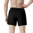 thumbnail image 5 of Men's 4 Inch 2-in-1 Running Shorts, Quick Dry Anti-Chafe Athletic Shorts with Compression Liner and Phone Pocket Black, 5 of 8