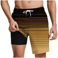 thumbnail image 1 of Pantalones Cortos para Hombre Cintura Elástica con Bolsillos, Forro de Impresión de Moda Casual para la Playa, Al Aire Libre Y el Uso Diario, 1 of 6