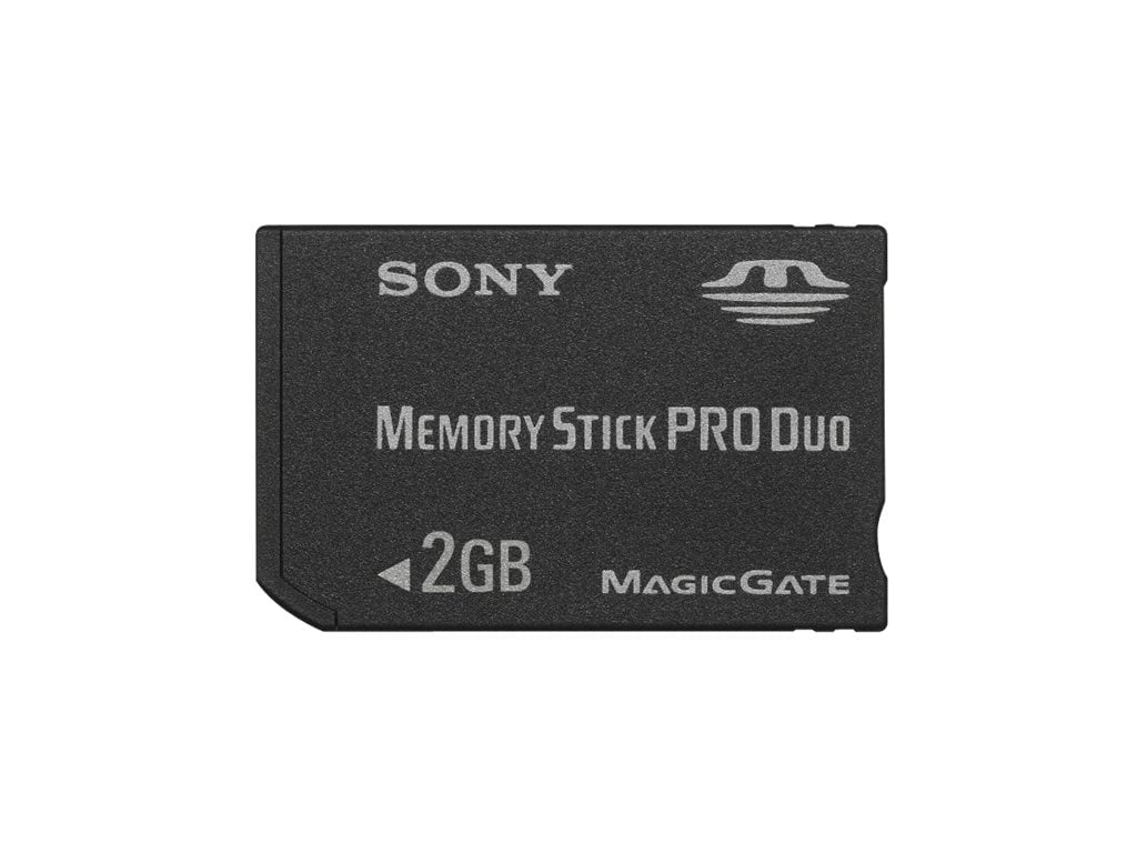 Sony Flash memory card 2 GB MS PRO DUO for Cybershot DSCH5/B, S500, T10, T30, W50
