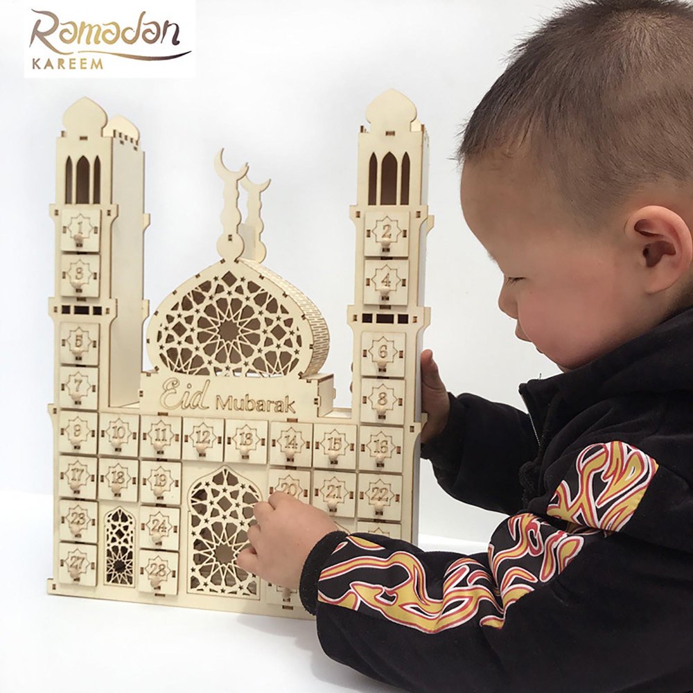 Calendrier du Ramadan_3 - Décorations élégantes pour les fêtes musulmanes