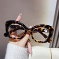 thumbnail image 4 of Womens Cat Eye Spring Hinge Reading Glasses 2.0 Thick Butterfly Shape Tortoise Shell Readers 2.0, 4 of 5