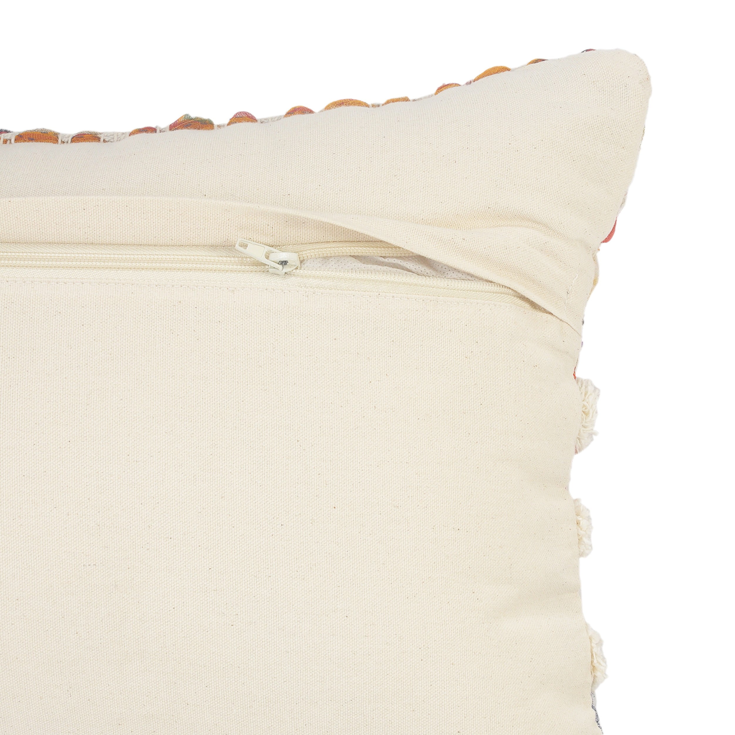 LR Home Nomad 14" x 36" Rainbow Striped Cotton Adult Decorative Throw Pillow