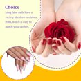 thumbnail image 3 of ruzhgo Faux Ongles Longueur Cercueil Résistants aux Rayures Ongles à Presser Amovibles Bout d'Ongle Ajustable Autocollants de Manucure Filles Type 1 Type 23, 3 of 6