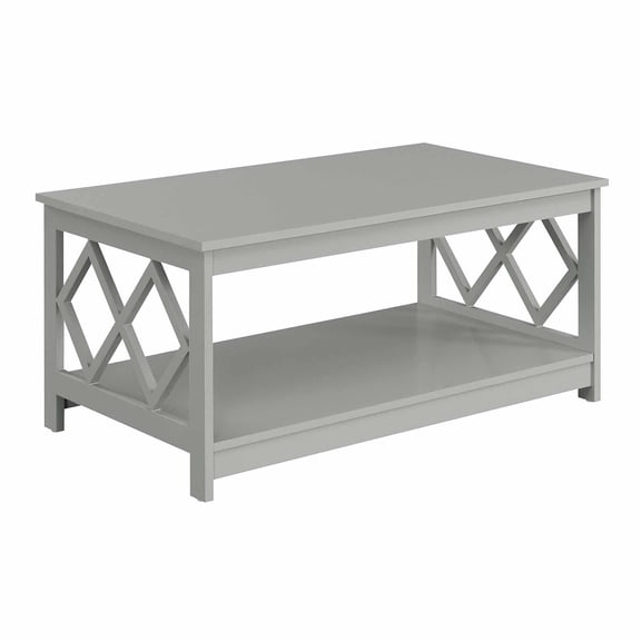 Pemberly Row Coffee Table in Gray Wood Finish