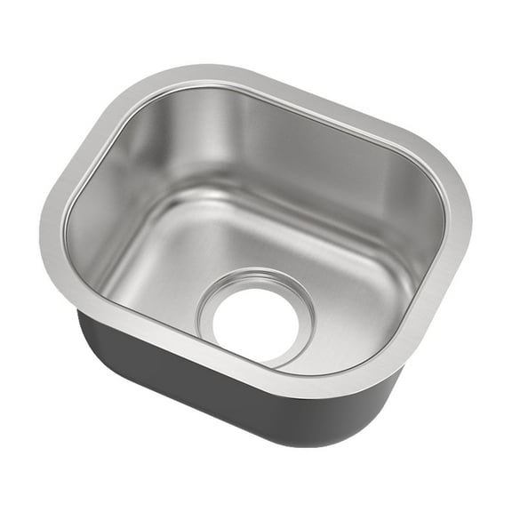 Blue Bath BBBar-S Kitchen Sink Steel Under Mount Small 15 x 12 x 7 18 Gauge