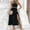Black, variant on Women's Off Shoulder Dress, Sleeveless High Waist Maxi Long Dress for Summer, Casual and Formal Wear