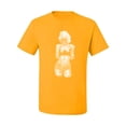 thumbnail image 2 of Sexy Tattooed Marilyn Monroe Pop Culture Men's Graphic T-Shirt, Gold, 2XL, 2 of 3