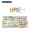 thumbnail image 2 of Uxcell 5 Yards 0.8 Inch Elastic Sequins Trim 2 Row Flat Sequin Strip Paillette Fabric Ribbon for Crafts DIY Fringe Sewing Costume Dress, Mixed Colors, 2 of 7