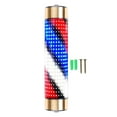 thumbnail image 1 of Barber Shop Pole Red Blue White Rotating Light Hairdressing Sign Lamp Neon Signs 15cmx65cm Aureate, 1 of 8