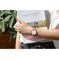 thumbnail image 5 of Crrju 2134 New woven belt WOMEN'S watch fashion ultra-thin casual watch WOMEN'S watch hot sale, 5 of 6