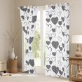 thumbnail image 3 of Homewish Love Heart Print Black Out Curtains, Kawaii Cartoon Curtains Pack of 2 (42x63 Each), Teens Kids Girls Women Bedroom Curtains, Blackout Curtains Room Decor, 3 of 6