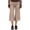 Khaki, variant on Women Fold Over High Waist Stretchy Knit Cropped Culottes Wide Leg Flowy Seven Length Yoga Trousers For Training Walking Daily Casual Outdoor Outfits(White,L)
