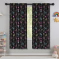 thumbnail image 5 of Blackout Kids Curtains,Neon Controllers Games Icons Black Pattern Childrens Insulated Curtains Set Of 2,Bedroom Essentials,Toddler Room Decor 42"x63", 5 of 5