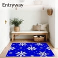 thumbnail image 3 of ODIKA 8' x 10' Machine Washable Non-Slip Area Rug, Winter Snowflake High Traffic Rug, Blue, 756780, 3 of 7