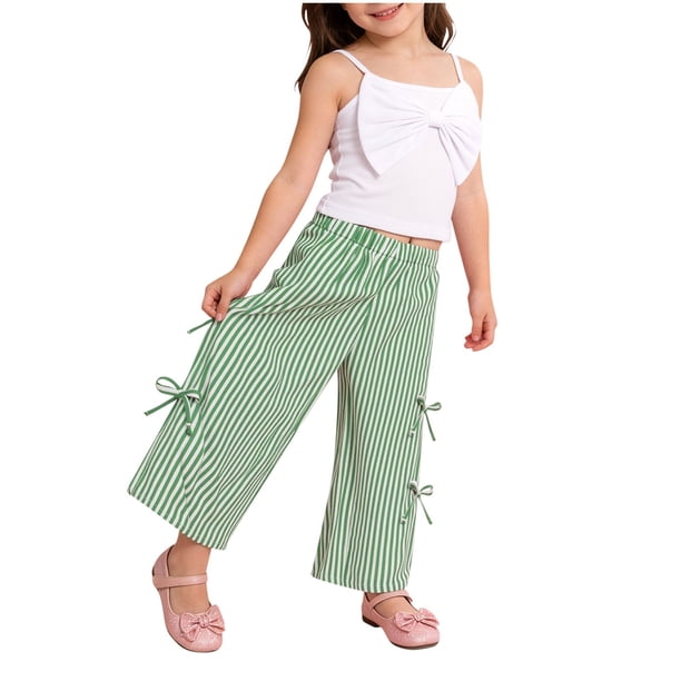 Vestido de Verano de Manga Corta para Niñas Color Sólido Blusa de Cuello Redondo Y Pantalones Cortos Set, Suave Transpirable Poliéster Vestido Casual para Niños Actividades Diarias