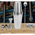 thumbnail image 3 of Juego de coctelera con receta de cóctel, kit de coctelería, herramientas de barra, accesorios, vertedor, mortero, medidor, 3 of 6