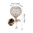 thumbnail image 3 of WASHWEPE Bed Side Lamp Bedroom Wall Light Golden 1 Set Stainless Steel, 3 of 6