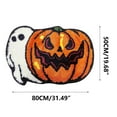 thumbnail image 6 of Vggrvlo Halloween 31"x20" Bath Rugs Mats for bathroom Non Slip Extra Soft Absorbent Chenille Floor Mats Rubber Backing Quick Dry Bathroom Rugs Halloween Decor, 6 of 6