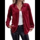 thumbnail image 2 of Cárdigan de Terciopelo de Larga de Invierno para Mujer, Blusa Informal con Botones, Blusas para Mujer Verde M, 2 of 9