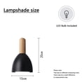 thumbnail image 3 of JLOWCO Adjustable H Track Pendant Lighting 3 Pack Living Room Modern Pendant Led Lighting Fixtures Ceiling Pendant Lights Kitchen Island Black (LED Bulb Include), 3 of 7